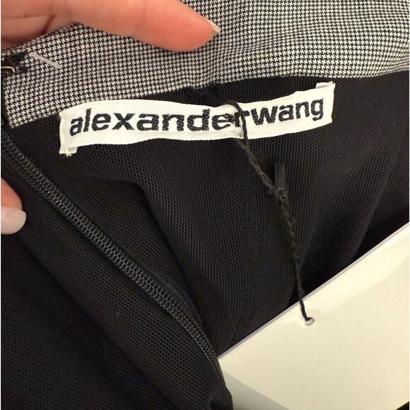 Alexander Wang Houndstooth Fitted Dress NWT - Size 2 - Picture 7 of 9